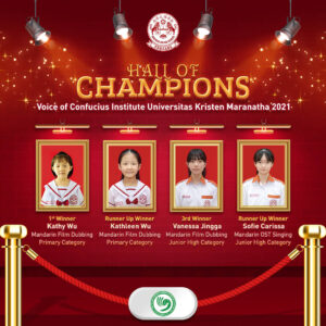 Voice of Confucius Institute Universitas Kristen Maranatha 2021
